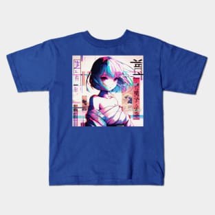 Manga Girl Kids T-Shirt